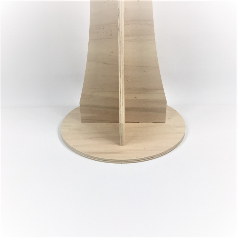 Vitrine En Plexiglas Et Socle En Bois / Acrylic Display Case With a Wooden  Base 