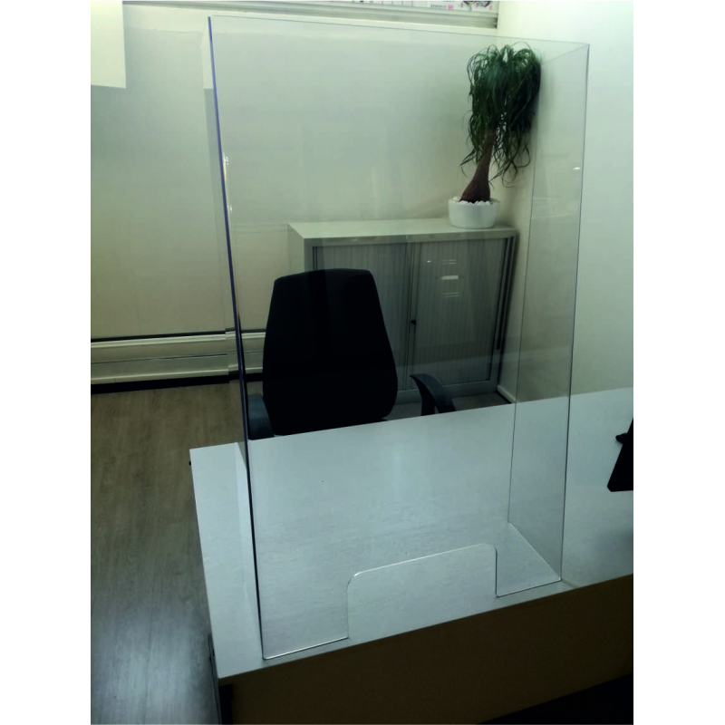 Protection de comptoir et vitre plexiglass sur mesure protective
