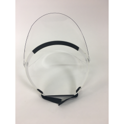 Kit visière de protection transparente à élastique