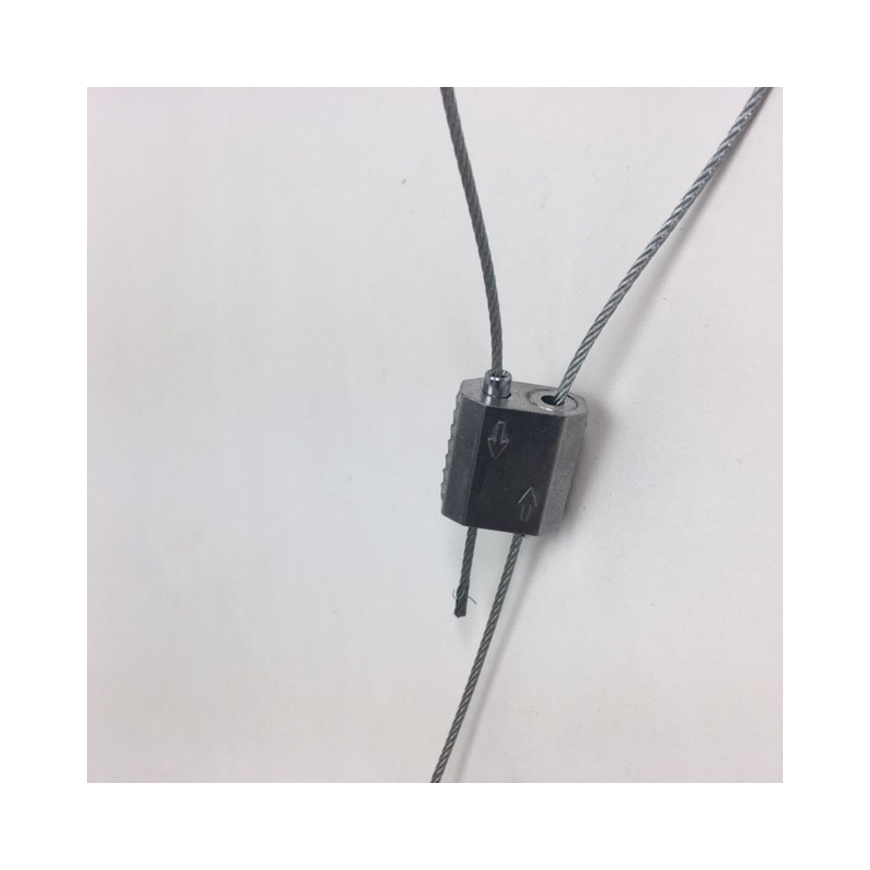 Câble acier pour suspension - avec boucle et système Wireclip - 5m FISCHER