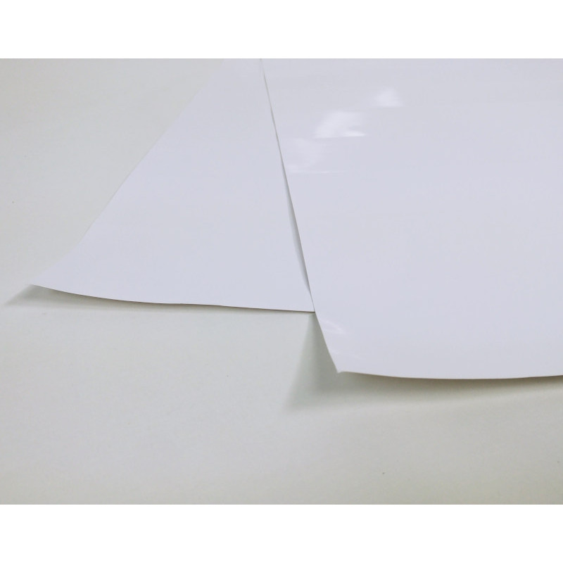 Version imprimable en PVC blanc en vinyle auto-adhésif autocollant